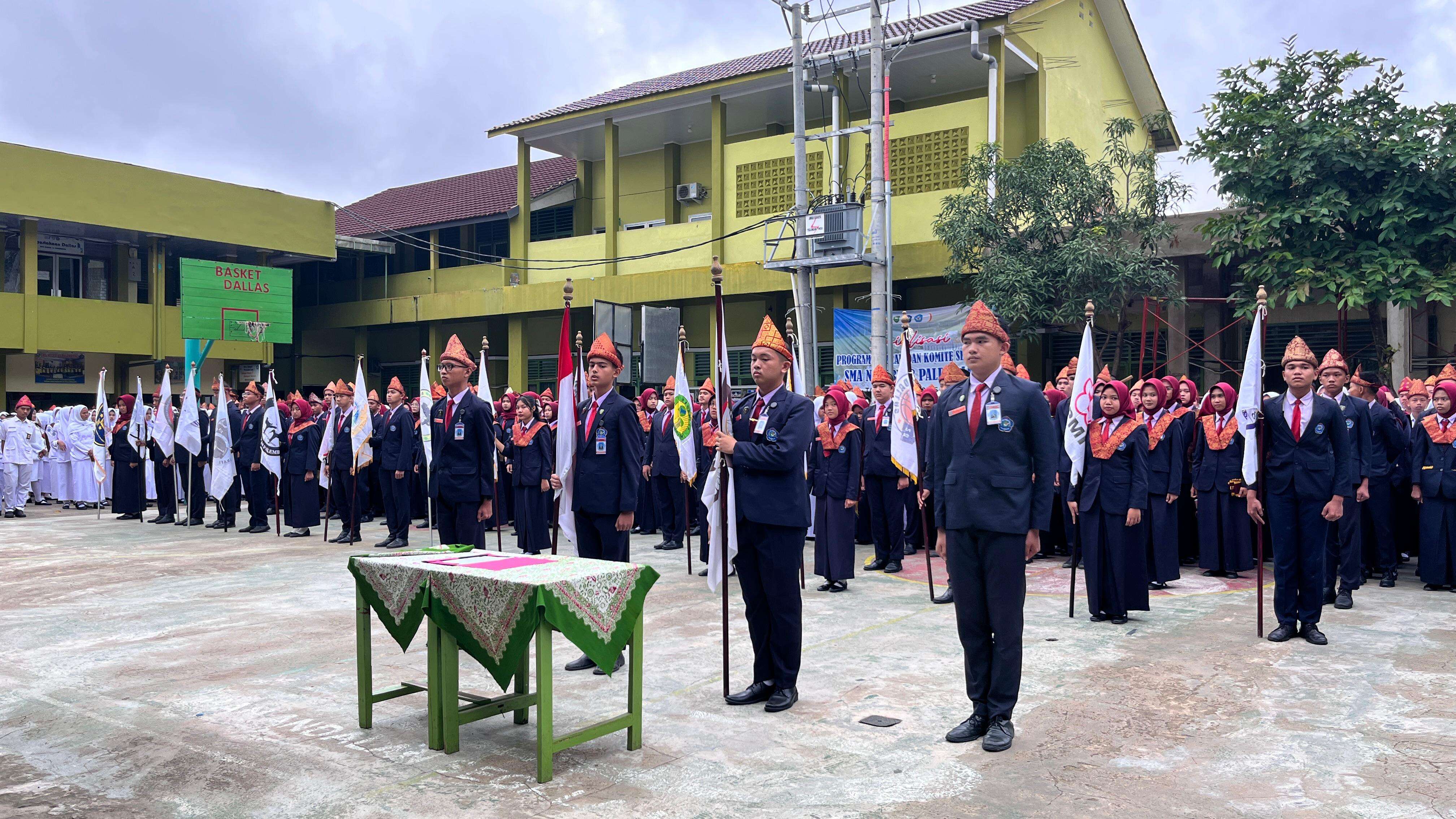 SERAH TERIMA PENGURUS OSIS/MPK/EKSTRAKURIKULER PERIODE 2025/2026 , SMA NEGERI 18 PALEMBANG